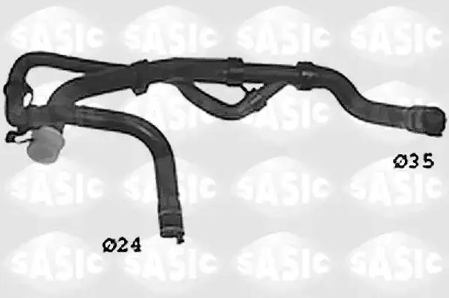 Патрубок радиатора охлаждения нижний SWH0490 SASIC