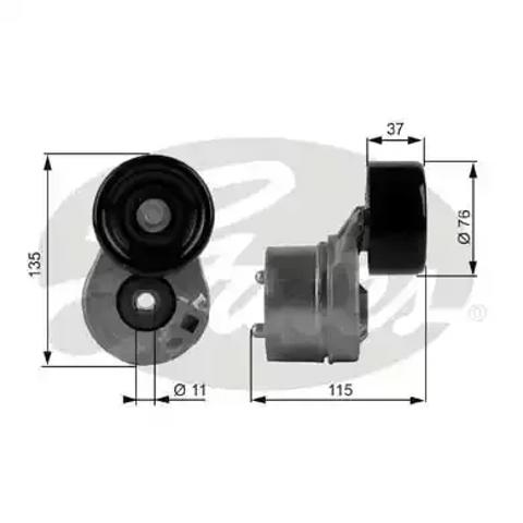 Натяжитель клинового ремня T38431 GATES