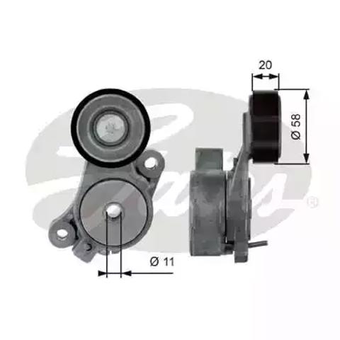 Ролик натяжителя приводного ремня T39040 GATES