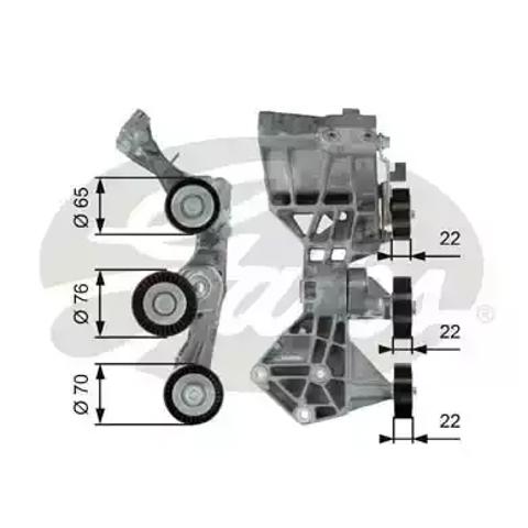 Роликовий модуль натяжителя ремня T39064 GATES