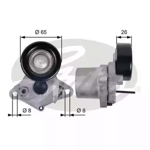 Роликовий модуль натяжителя ремня T39123 GATES