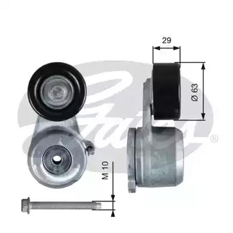 Натяжная планка поликлинового ремня T39360 GATES