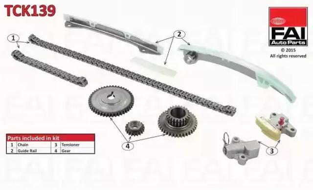 Комплект цепи TCK139 FAI