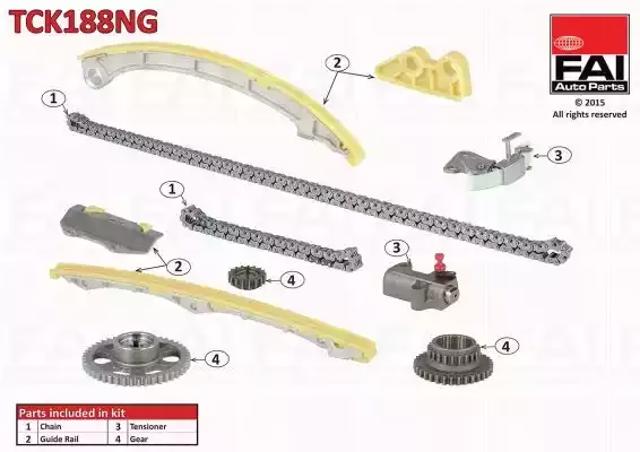 Комплект цепи TCK188NG FAI