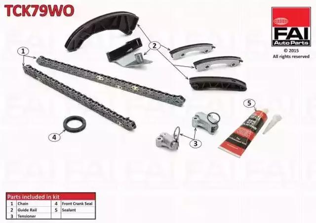 Комплект цепи TCK79WO FAI