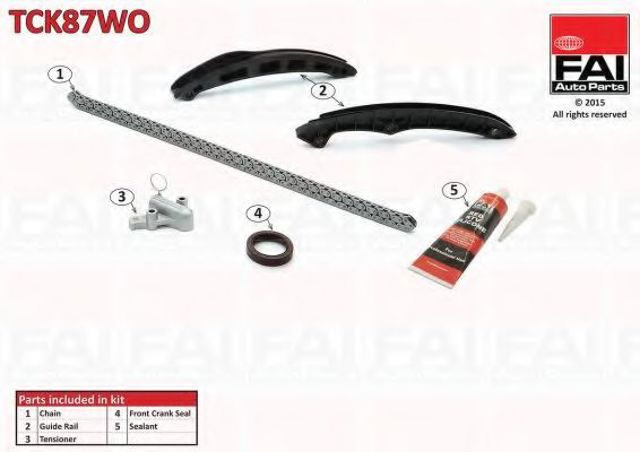 Комплект цепи TCK87WO FAI
