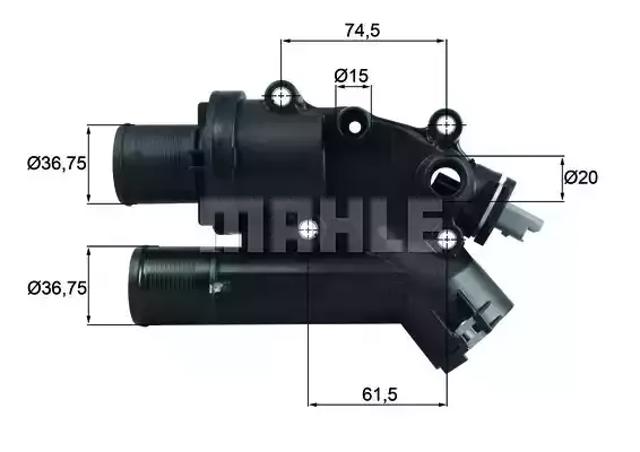 Корпус термостата в сборе TH4683 MAHLE