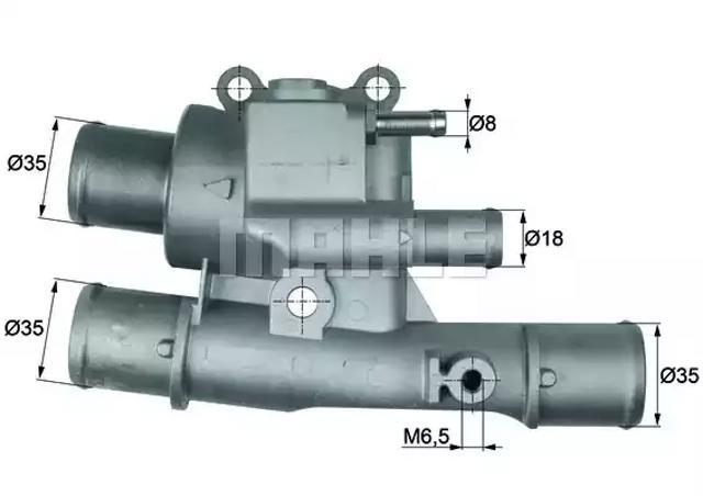 Термостат впускного коллектора TI12388 MAHLE