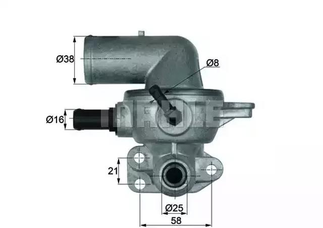 Термостат в сборе TI13388D MAHLE