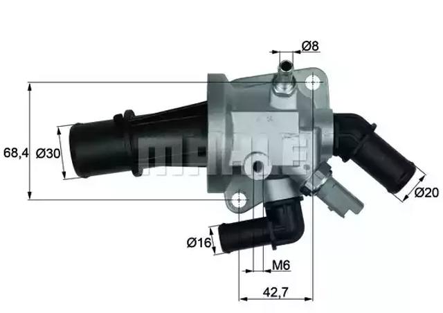 Автомобильный термостат TI15388 MAHLE