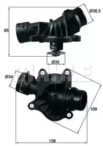 TI23488 MAHLE Термостат купить в Одесса