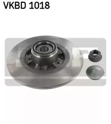 Диск тормозной задний VKBD1018 SKF