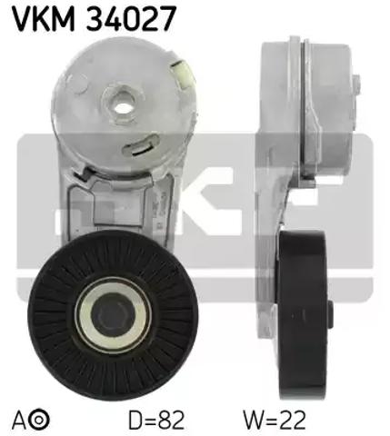 Натяжная планка поликлинового ремня VKM34027 SKF