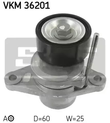 Роликовий модуль натяжителя ремня VKM36201 SKF