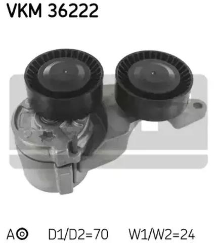 Ролик натяжителя ремня агрегатов VKM36222 SKF