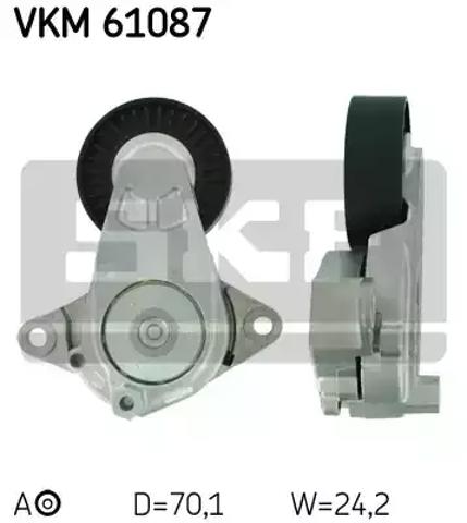 Натяжная планка поликлинового ремня VKM61087 SKF