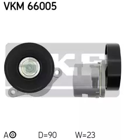 Роликовий модуль натяжителя ремня VKM66005 SKF