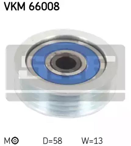 Ролик натяжителя ремня агрегатов VKM66008 SKF
