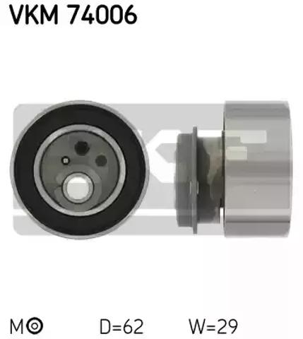 Ролик натяжителя ремня газораспределения VKM74006 SKF
