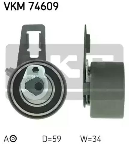 Ролик ГРМ VKM74609 SKF