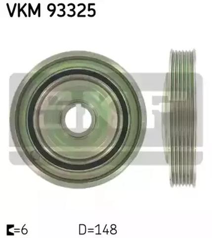Демпфер коленвала VKM93325 SKF