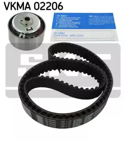 Ремень ГРМ, комплект VKMA02206 SKF