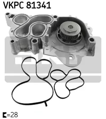 Водяной насос VKPC81341 SKF