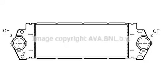 Охладитель наддувочного воздуха VNA4233 AVA