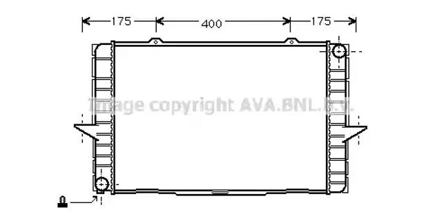 Радиатор VO2063 AVA