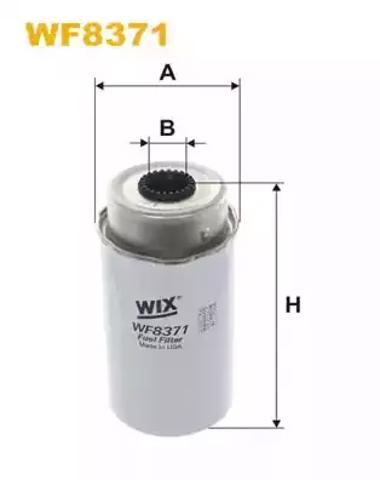 Топливный фильтр WF8371 WIX