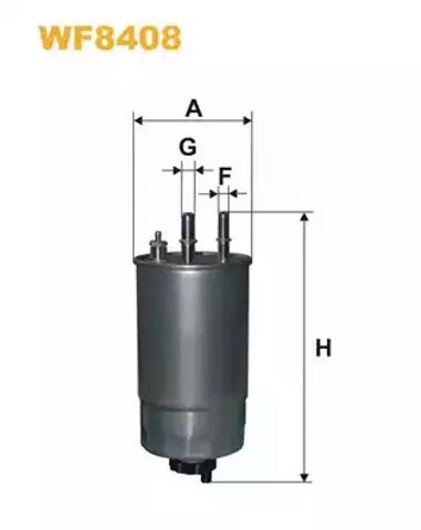 Фильтр тонкой очистки топлива WF8408 WIX