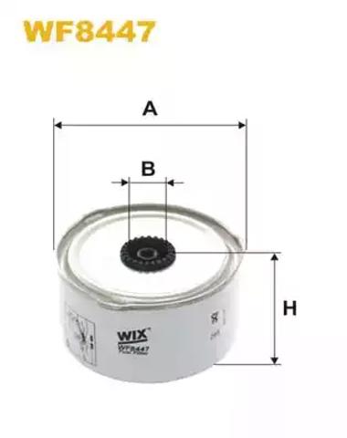Фильтр тонкой очистки топлива WF8447 WIX