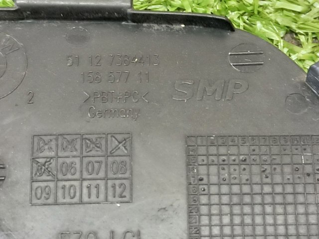 51127384417 BMW Заглушка бампера буксировочного крюка задняя купить в Одесса