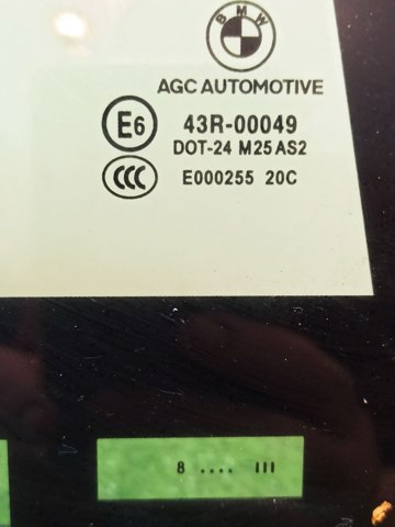 BMW 51357381348 Стекло-форточка двери задней правой в наличии Днепр
