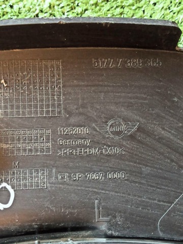 51777389365 BMW Расширитель (накладка) арки переднего крыла левый купить в Днепр