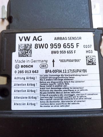 VAG 8W0959655F Модуль-процессор управления подушкой безопасности (ЭБУ AIRBAG) в наличии Чернигов