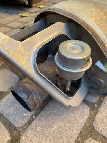 95511112180 PORSCHE Глушитель, задняя часть купить в Житомир