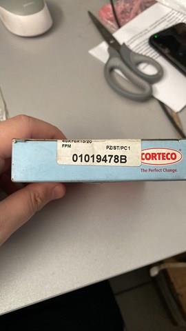 01019478B CORTECO Сальник раздаточной коробки передний выходной купить в Ужгород