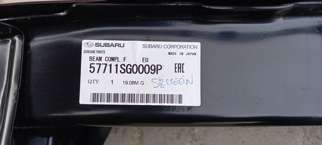 57711SG0009P SUBARU Усилитель переднего бампера купить в Запорожье
