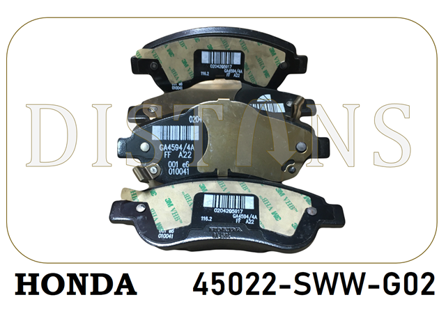 45022SWWG02 HONDA Передние тормозные колодки купить в Ужгород