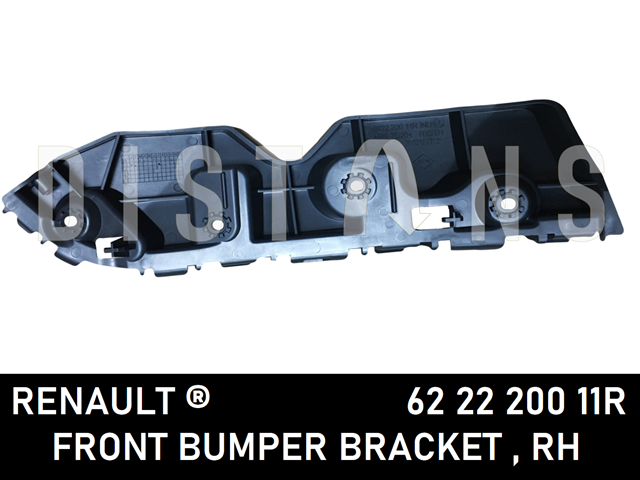 622220011R RENAULT Кронштейн бампера переднего внешний правый купить в Каменское