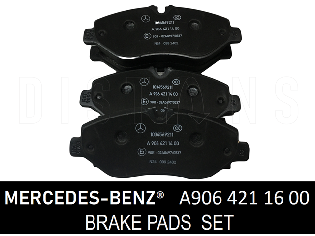 MERCEDES A9064211600 Передние тормозные колодки в наличии Каменское