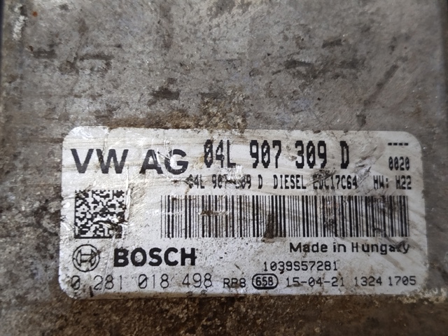 VAG 04L907309D Блок управления двигателем в наличии Николаев