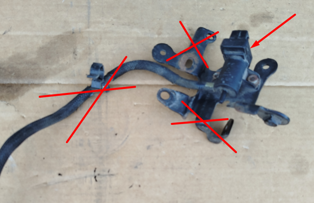 Клапан соленоид регулирования заслонки EGR 1446600QAA NISSAN