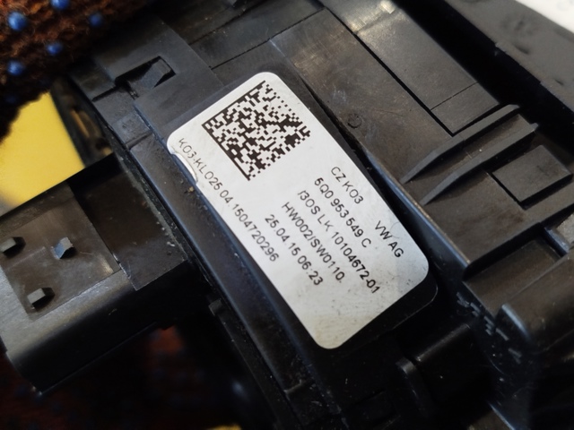 5Q0953549C VAG Кольцо контактное, шлейф руля купить в Одесса