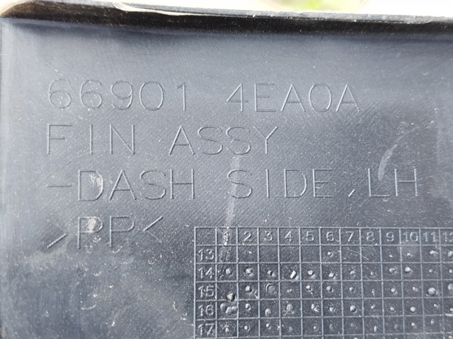 NISSAN 669014EA0A Обшивка стойки кузова внутренняя передняя левая в наличии Павлоград
