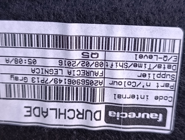 MERCEDES A2056906149 Полка салона задняя в наличии Львов