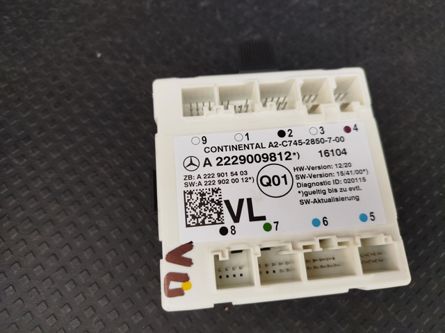 Блок комфорта передней двери A2229009812 MERCEDES