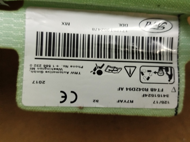 FORD FT4BR042D94AF Подушка безопасности (AIRBAG) шторка боковая правая в наличии Кривой Рог
