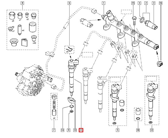 RENAULT 0445110102 Форсунка впрыска топлива в наличии Винница
